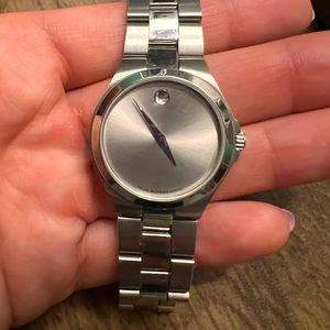 Movado stainless steel womens watch